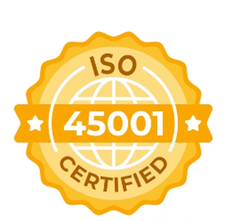badge iso 45001 certified
